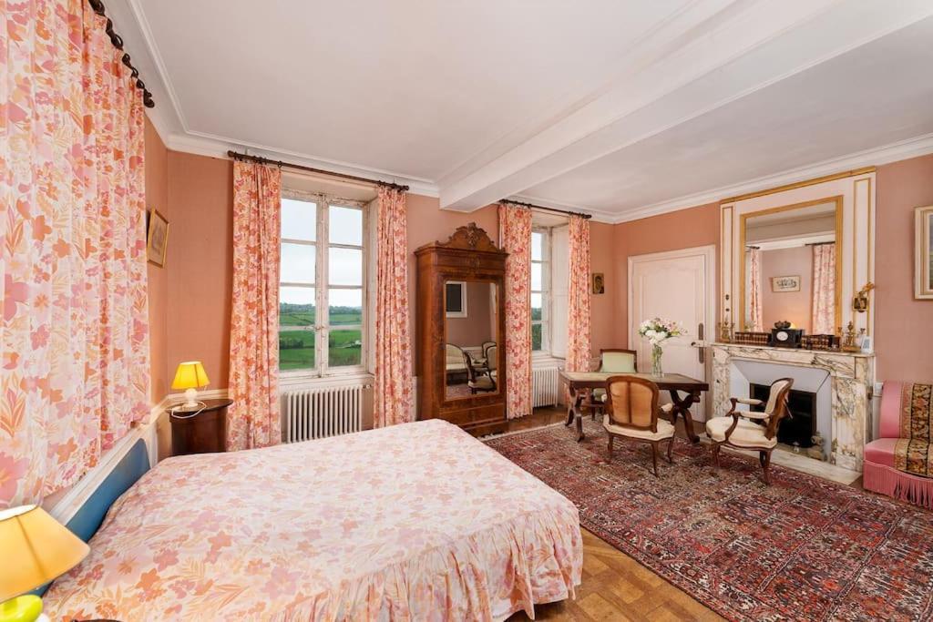 Chateau Pour Se Retrouver Larochemillay 外观 照片